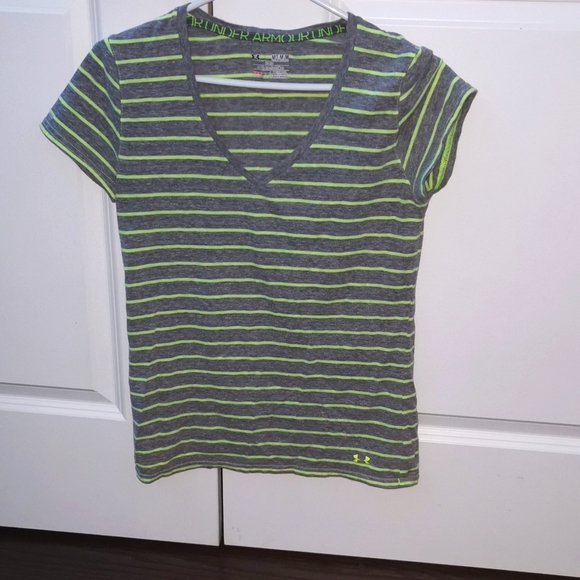 Green and grey stripped shirt - Picture 1 of 2